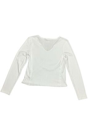 Three Dots Women's  Distressed Long-Sleeve Top Size Medium NWT